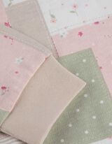 Pyjama Set aus Shirt und Hose - weiß