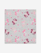 Loop-Schaal - Allover-Print - grau