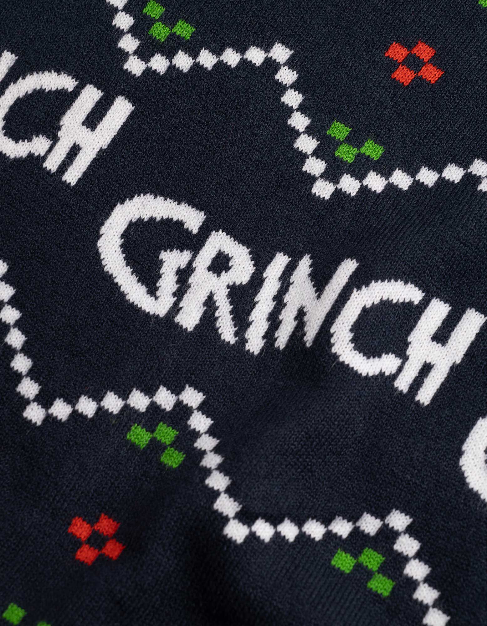 Pulovr - Grinch - Tmavě modr&aacute;