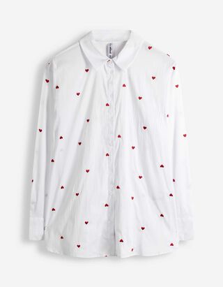 Blouse - Borduursel - wit