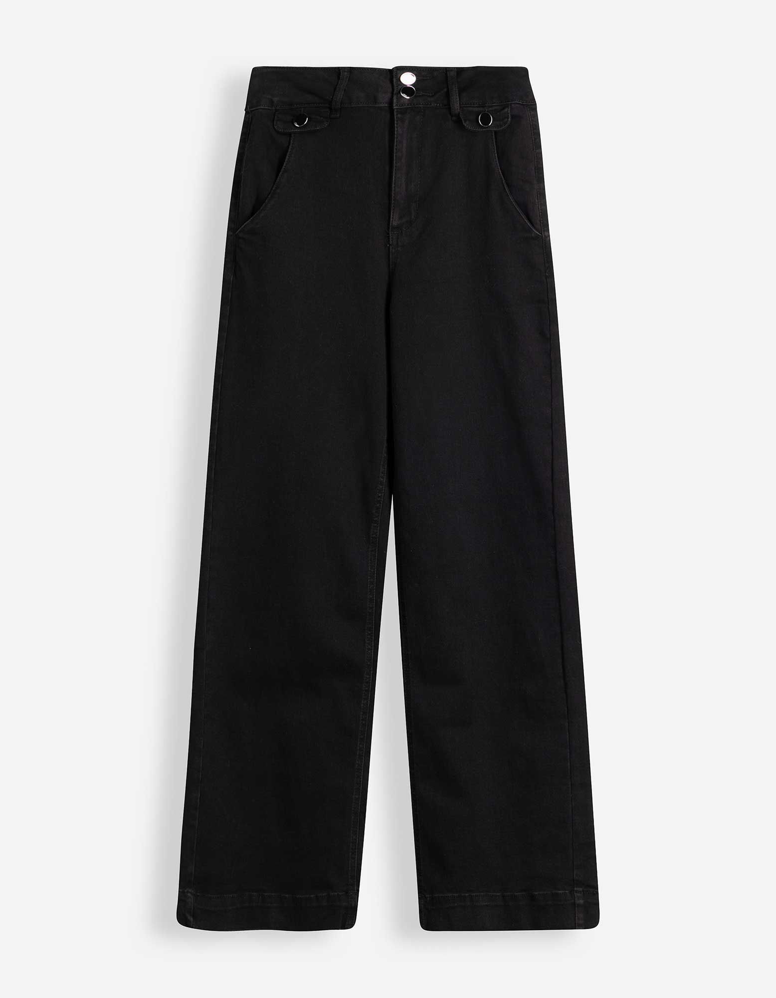 Jeans - Wide Fit - Schwarz
