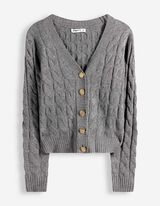 Vest - Breigoed - donkergrijs