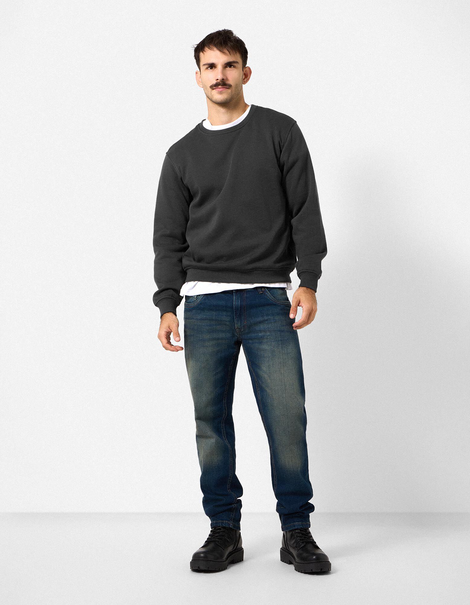 Sweatshirt - Relax Fit - Khaki