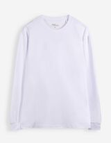 Langarmshirt - Oversized Fit - Wei&szlig;