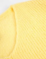 Trui - V-hals - geel