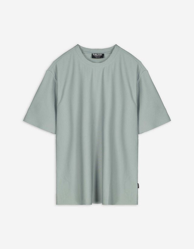 T-shirt - Oversized fit - turkoois