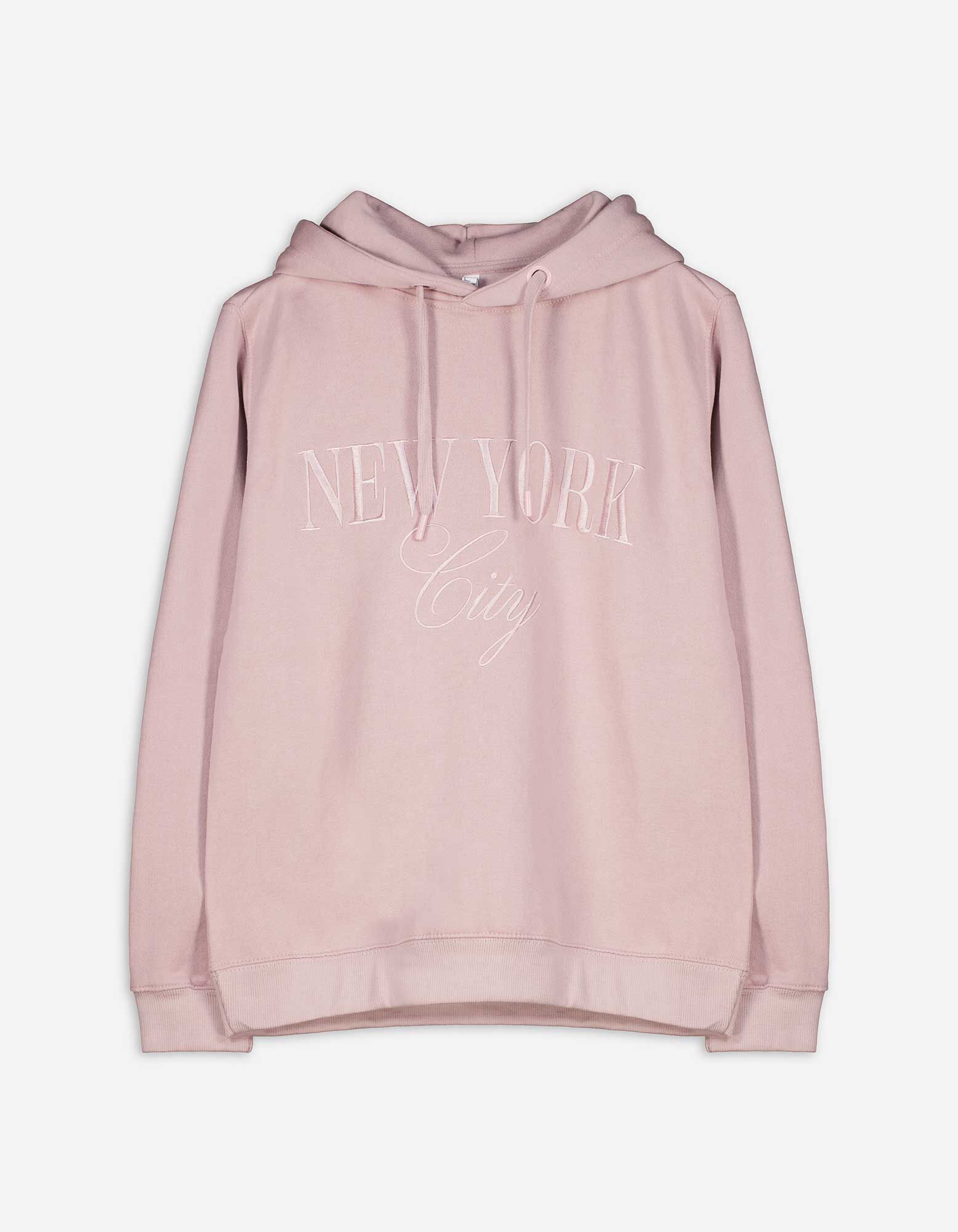 Hoodie Stickereien rosa Takko Fashion