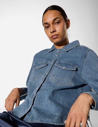 Ko&scaron;ile - středně modr&yacute; denim - modra