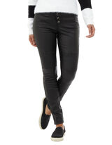 Damen Skinny Fit Hose im Biker-Look&nbsp;