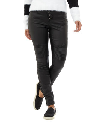 Damen Skinny Fit Hose im Biker-Look&nbsp;