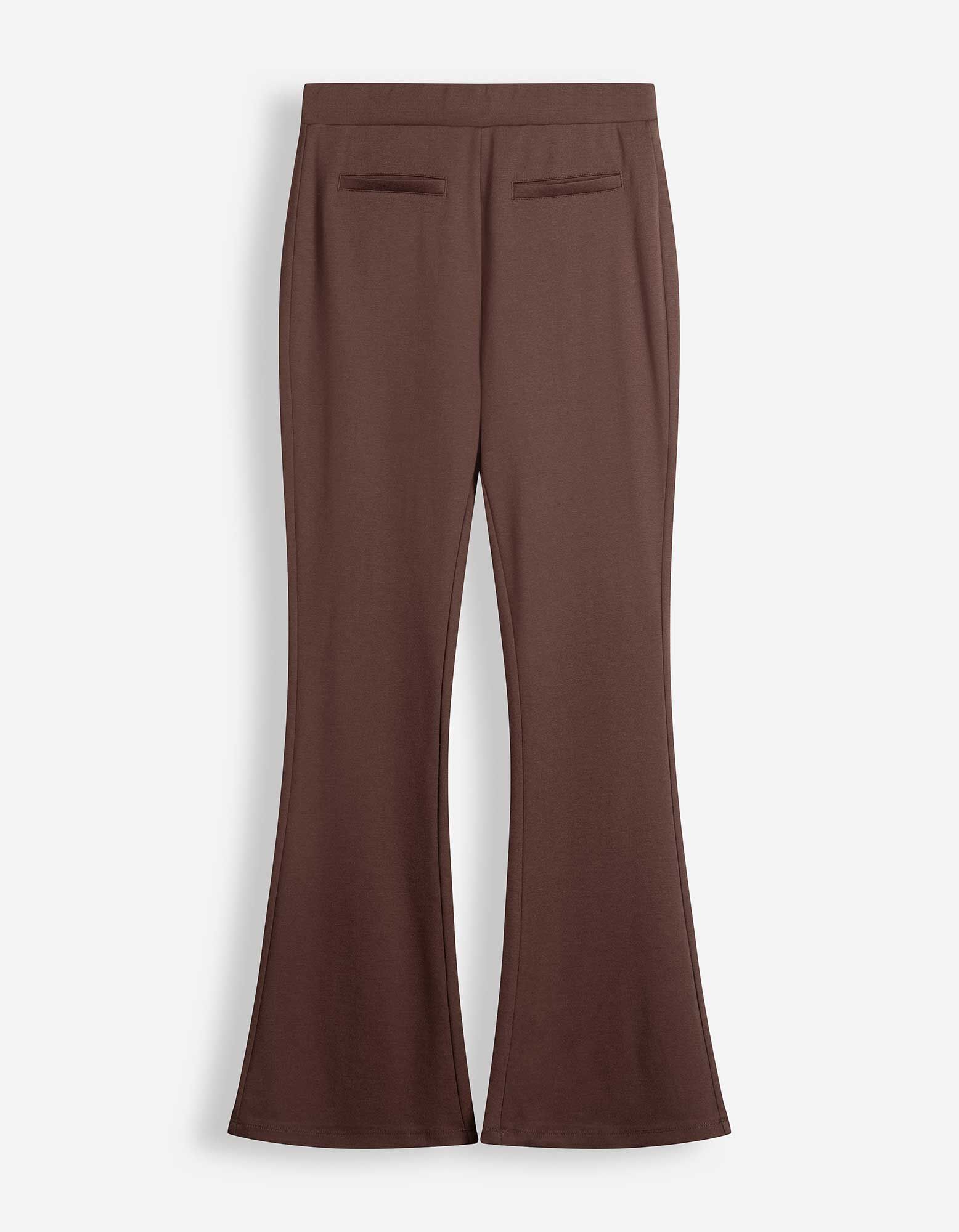 Legging - Uitlopende pasvorm - Donkerbruin