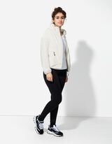 Fleecejack  - Kap - wit