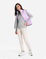 Dygsniuota liemenė - Atvirkštinis - pilkas