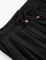 &Scaron;irok&eacute; nohavice - Jednofarebn&yacute; - cierna