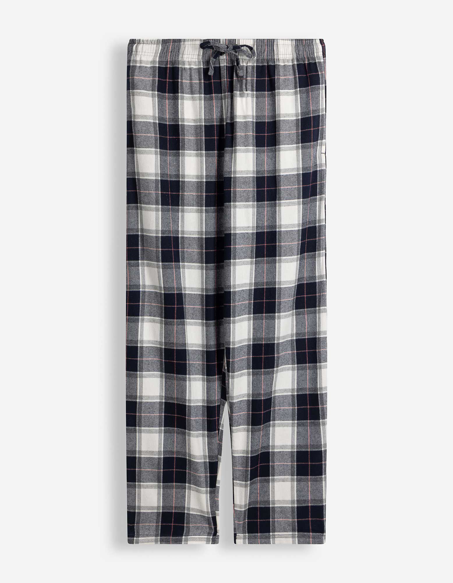 Pyjamahose - Karomuster - Off-White