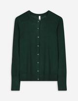 Gebreid vest - Zacht materiaal - groen