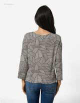 Shirt - Knotendetail - wei&szlig;