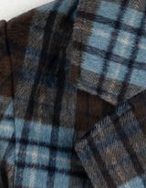 Mantel - Glencheck - hellbraun