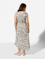Robe maxi longueur - Ceinture &eacute;lastique - khaki