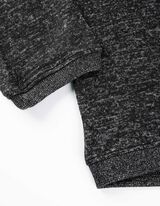 Tričko s dlouhým rukávem - Měkký povrch - cerná