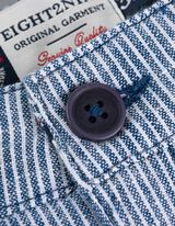 Chinoshorts - Leinen-Mix - dunkelblau