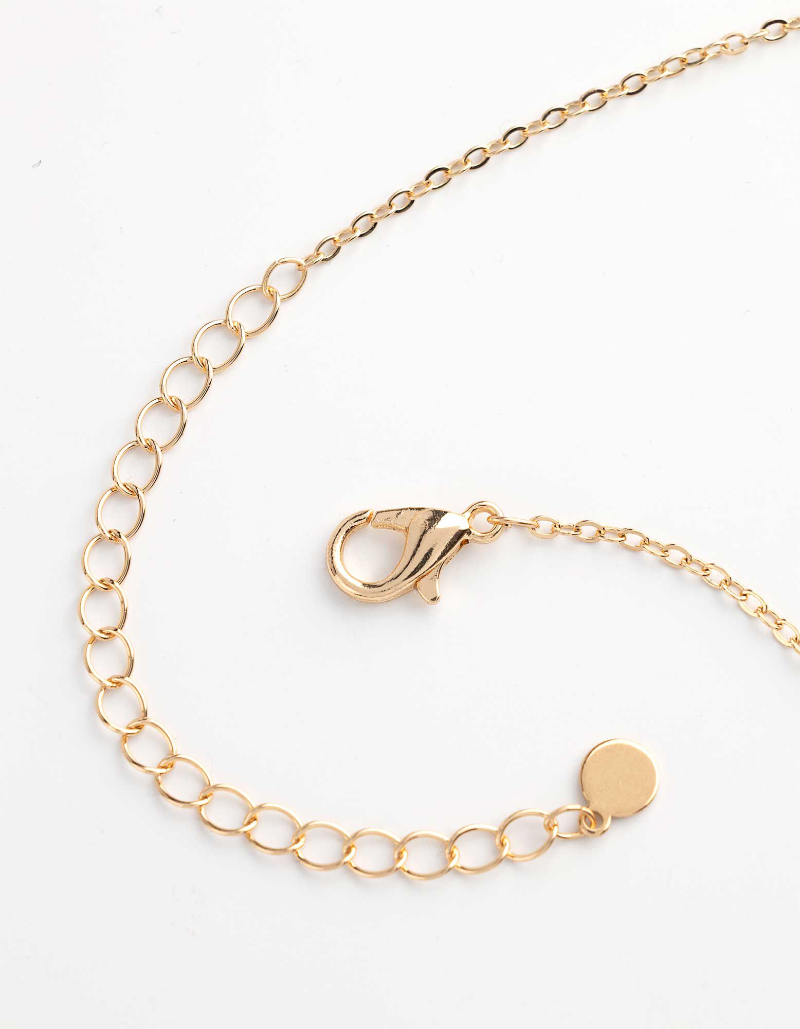 Collier - D&eacute;tails m&eacute;tallis&eacute;s - Or