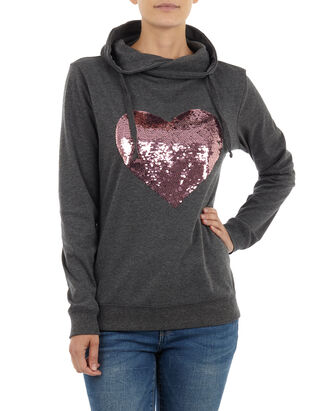 Damen Sweatshirt mit&nbsp;Tube Collar