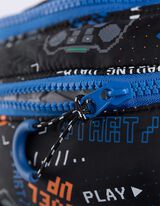 Heuptas - Print all-over - zwart