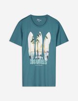 T-shirt - Stampa - turchese