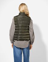 Steppweste - Polyester - dunkelgrün