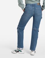 Jeans - Straight Fit - blau