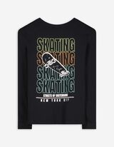 Set pijama alcătuit din bluză și pantaloni - Negru