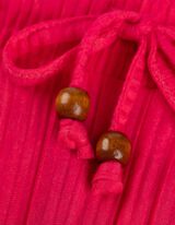 Kalhoty s širokými nohavicemi - Jednobarevné - pink