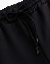 Jogger pants - Contrasterende inzetten - zwart