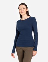 Shirt - Katoenmix - donkerblauw