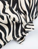 Overhemdblouse - Geknoopt detail - beige