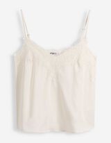 Top - einfarbig - wei&szlig;