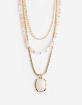 Kette - 3er-Pack - goldfarben