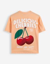 T-Shirt - Print - Orange