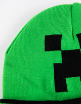 Kötött sapka - Minecraft - zöld