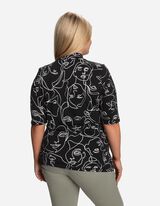 T-shirt - Maniche a tre quarti - nero