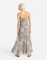 Maksi haljina - LENZING&trade; ECOVERO&trade; - zeleno