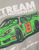 Sweatshirt - Print - grau