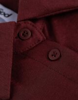 bluza - Laneni izgled - tamno-crvena