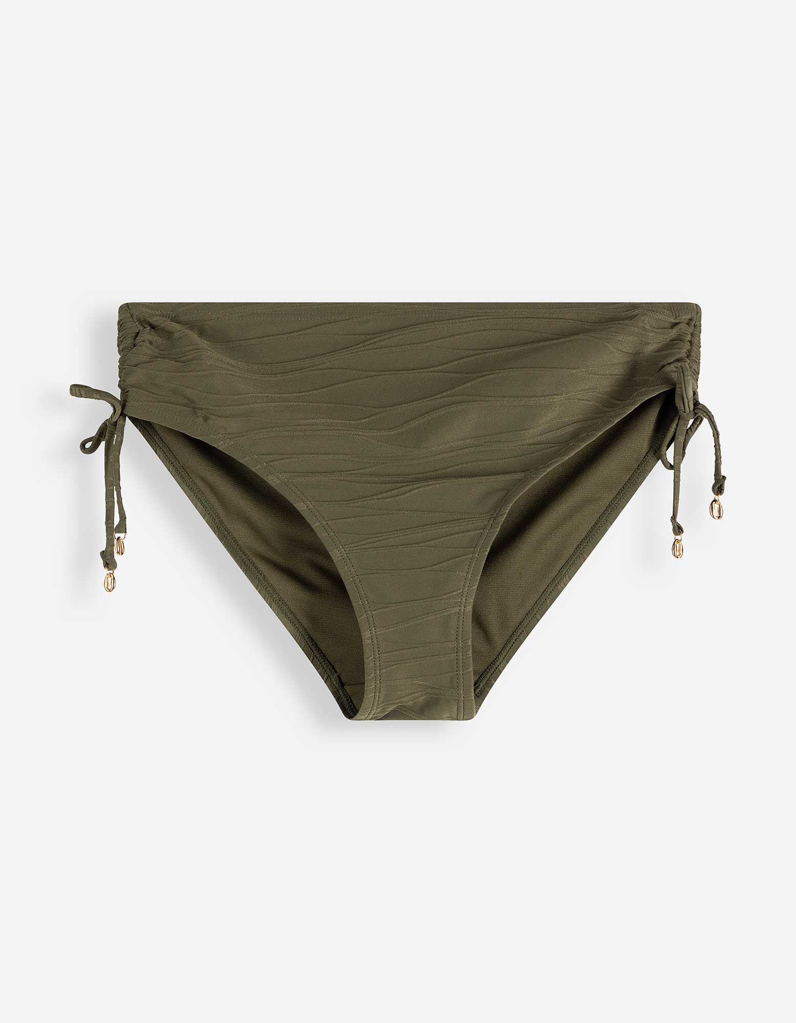 Badehose - Strukturiertes Material - Khaki