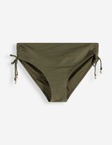 Badehose - Strukturiertes Material - Khaki