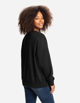 Melegítőfelső - Túlméretezett fazon - fekete