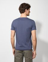 Tričko - Potlač - modra