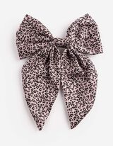 Accessoire pour cheveux - N&oelig;ud appliqu&eacute; - rose