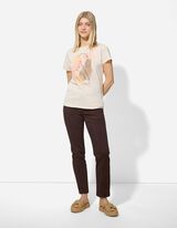 Hlače - Enobarvno - temno rjava